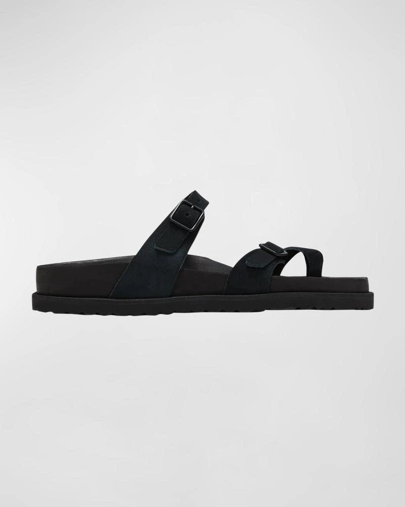 Birkenstock Mayari Suede Dual-Buckle Slide Sandals 1