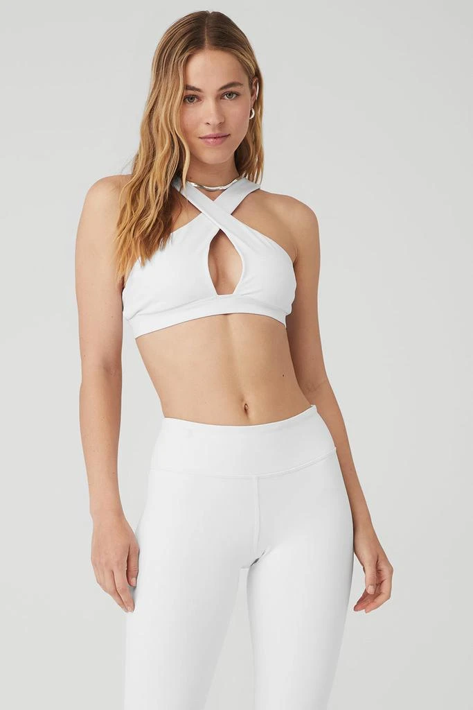 Alo Airbrush Destination Bra - White 1