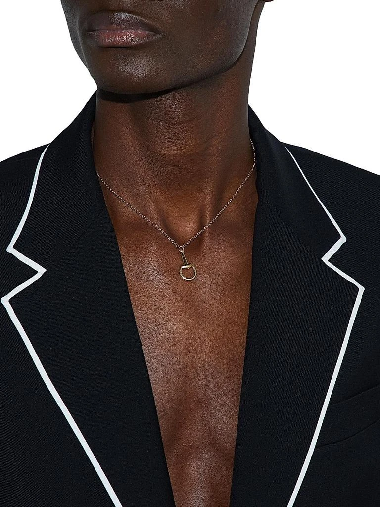 Gucci Horsebit 18K Yellow Gold Pendant Necklace 3