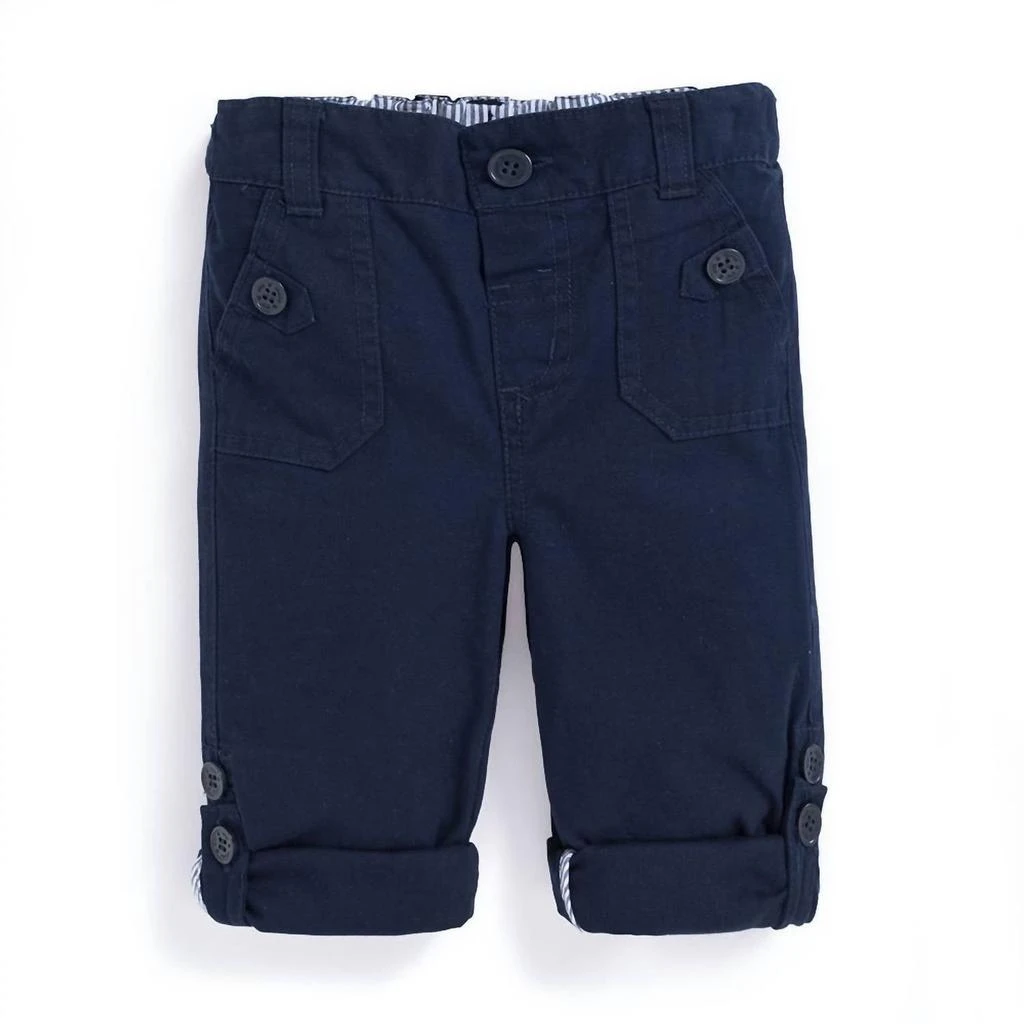 JoJo Maman Bébé Jojo Maman Bebe - Boy's Twill Turn Up Trousers 2