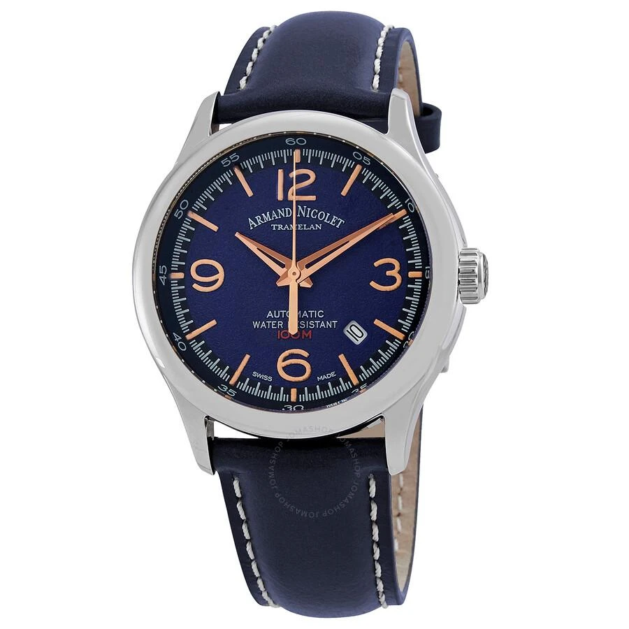 Armand Nicolet MHA Automatic Blue Dial Men's Watch A840HAA-BS-P140BU2 1