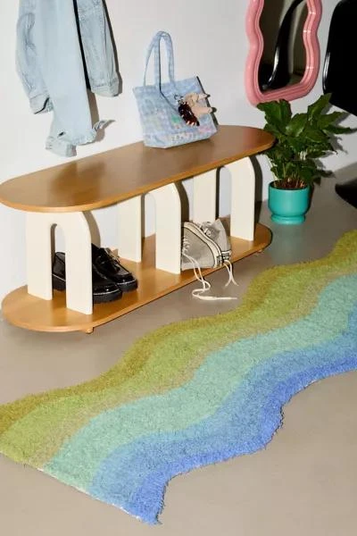 Urban Outfitters Wave Shag Runner Rug 2