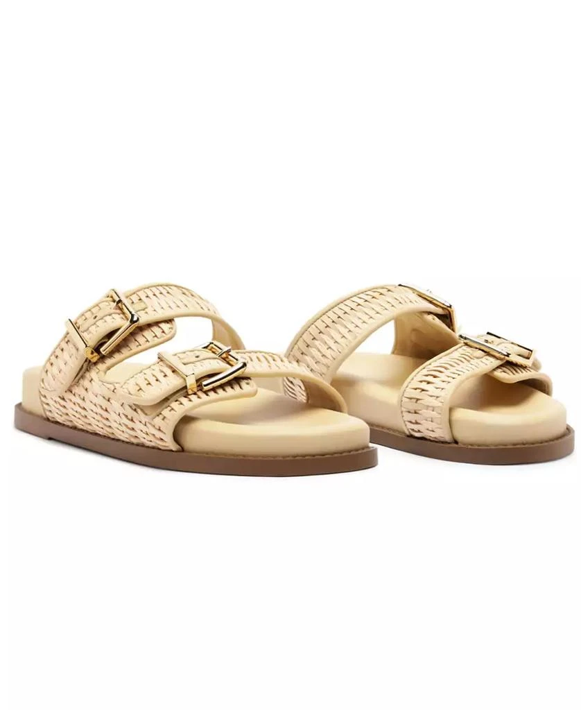 Schutz Women's Naomi Round Toe Flat Sandals 6