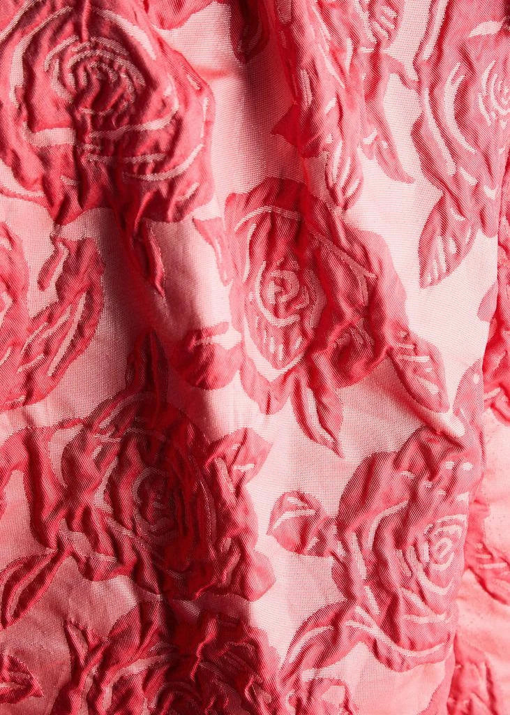 Sister Jane Grace floral-jacquard cloqué mini dress 5