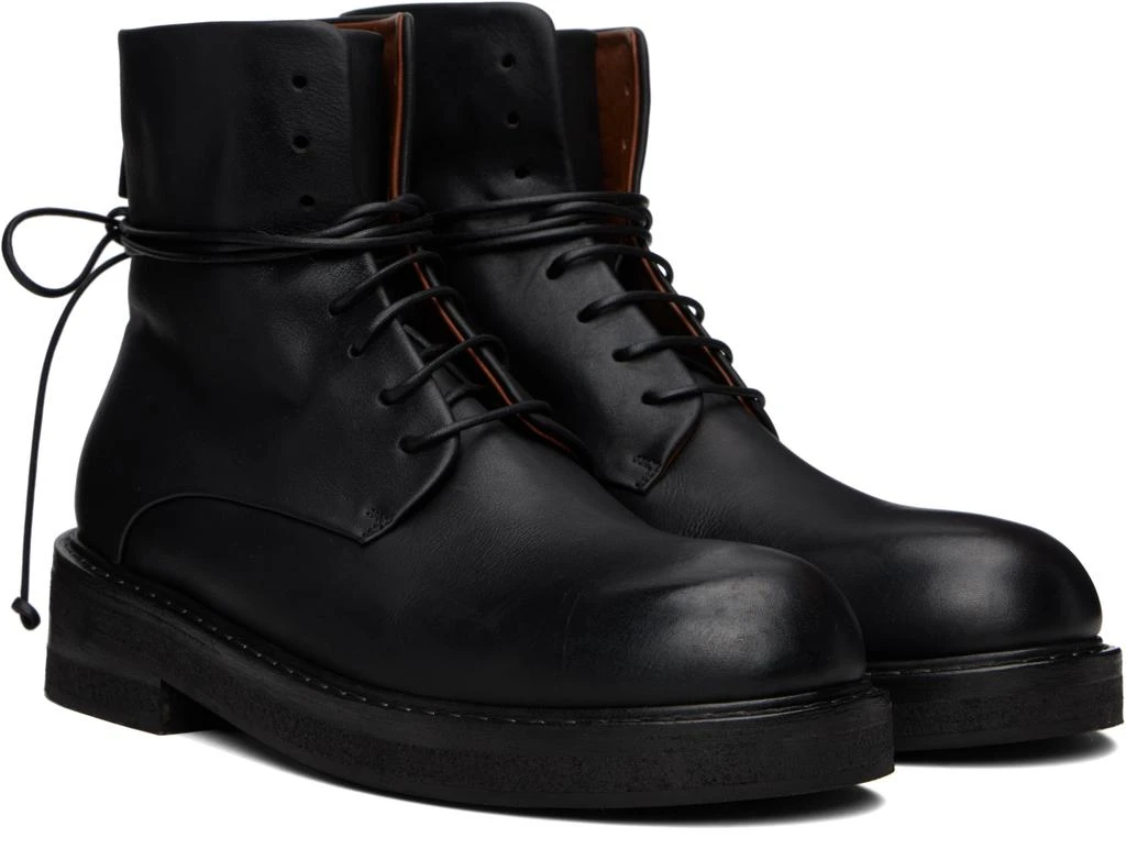 Marsèll Black Parrucca Combat Boots 4