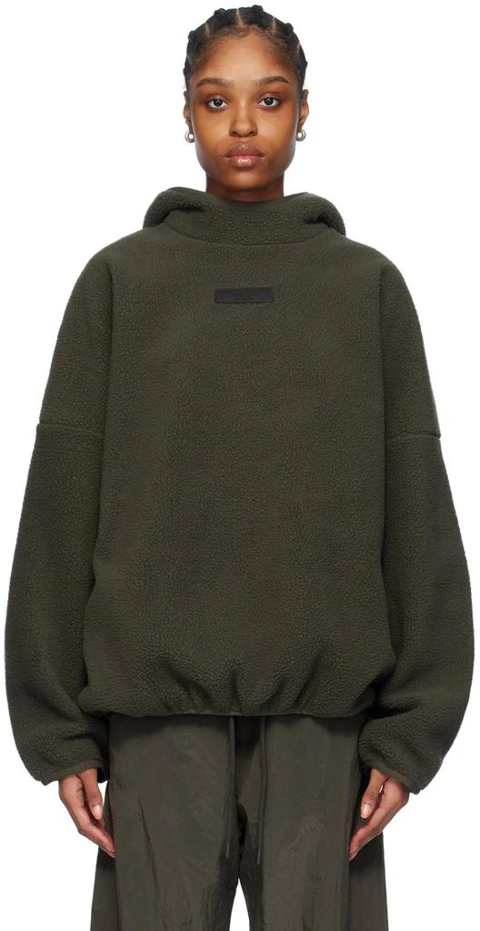 Fear of God ESSENTIALS Gray Pullover Hoodie 1