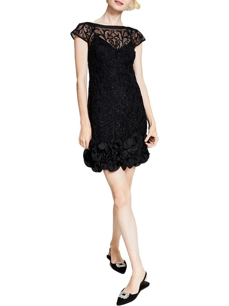 GUESS Womens Lace Short Sheath Dress 1