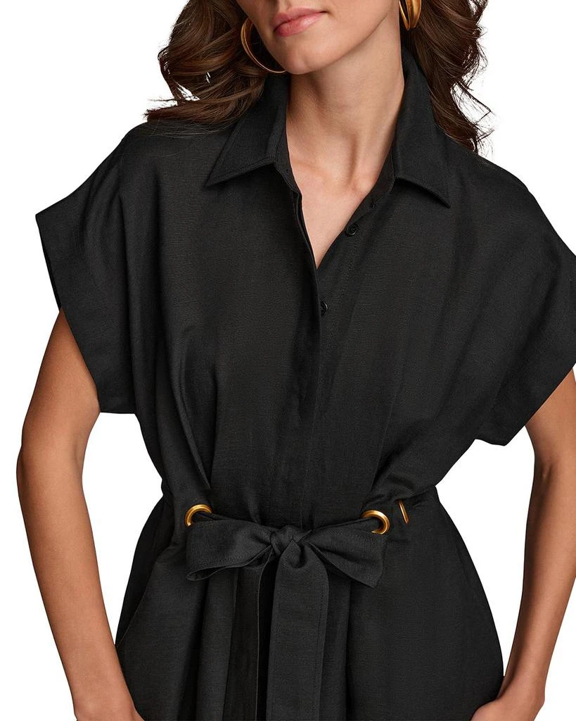 Donna Karan Belted Midi Dress 6