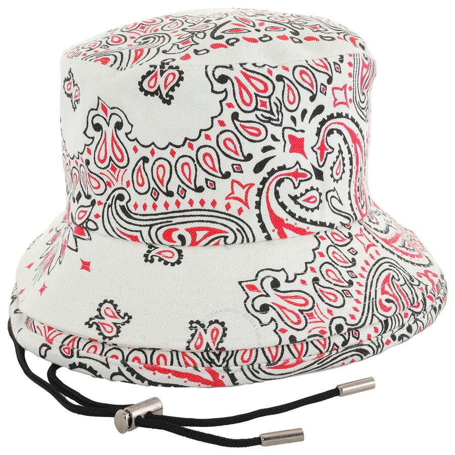 Sacai Double Brim Bandana-Print Bucket Hat