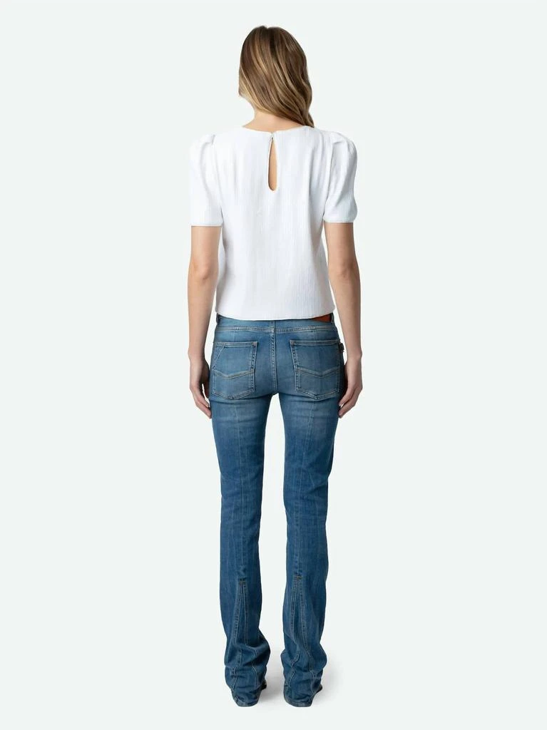 ZADIG & VOLTAIRE Zadig & Voltaire - Tchao Sequin Short Sleeve Top 2