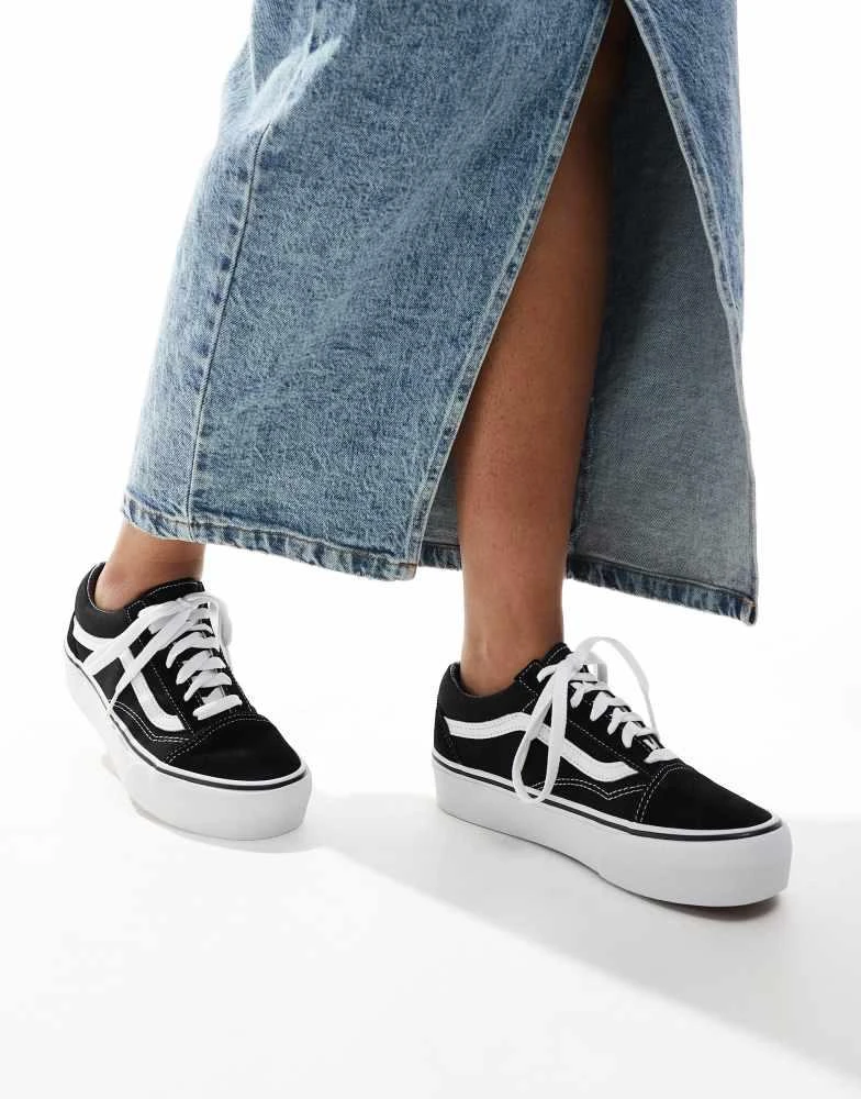 Vans Vans Old Skool Platform trainers in black 5