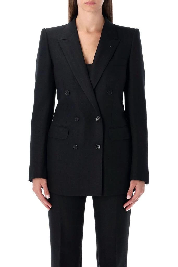 Tom Ford Tom Ford Sharp Herringbone Double Breasted Jacket from Cettire