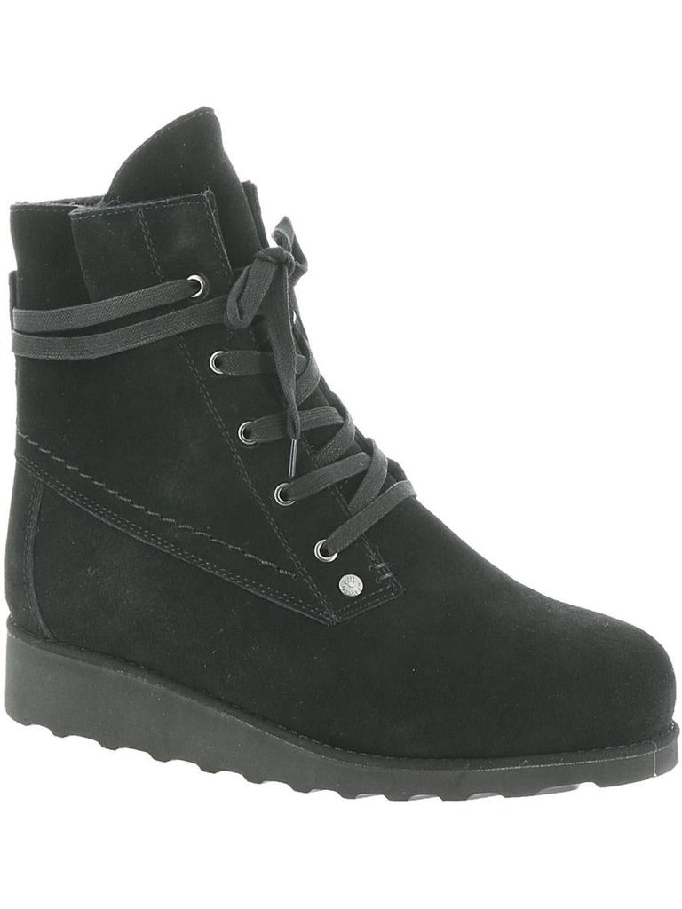 BEARPAW Krista Wide Womens Suede Cold Weather Winter Boots