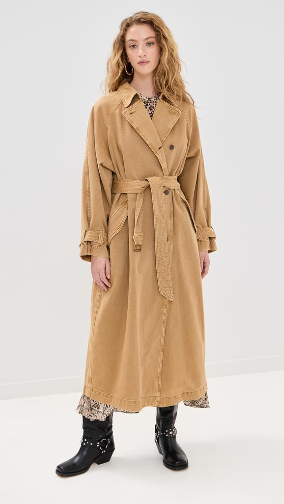【送料&関税込】Isabel Marant Freanne Long Trench Coat Isabel Marant freanne Long Trench Coat BEIGE 34-FR - BeyondStyle