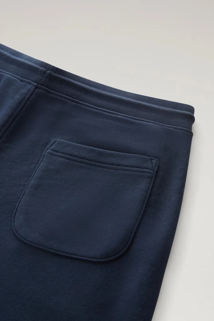 Woolrich Sweatpants in Brushed Cotton Fleece - Men - Gray 7
