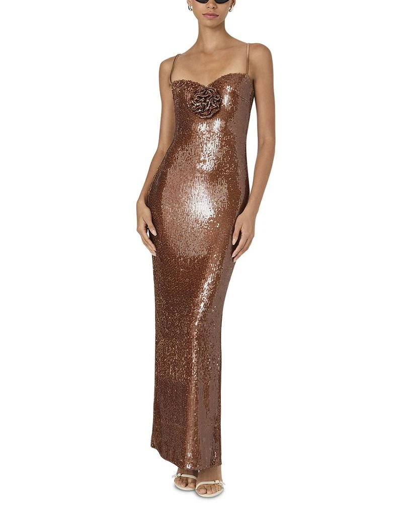 French Connection Beatrice Sequined Gown 8