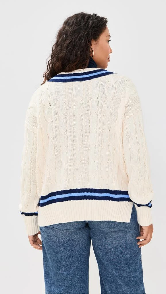 Ralph Lauren Cable Knit Cotton Cricket Sweater 8