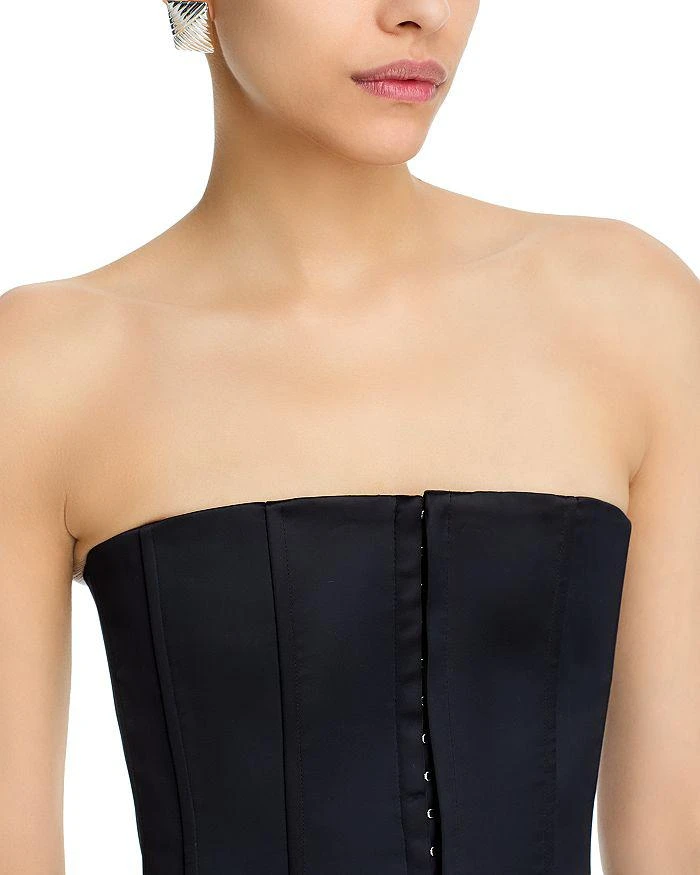 Danielle Guizio Satin Corset Top 5