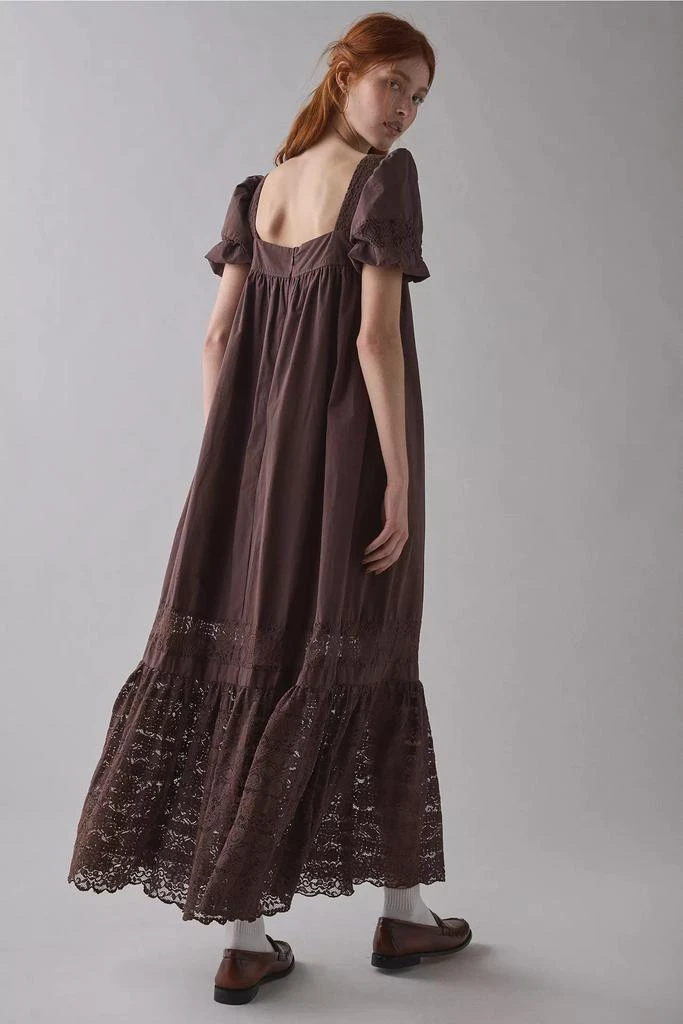 Daisy Street Daisy Street Juno Lace Trim Puff Sleeve Maxi Dress 3