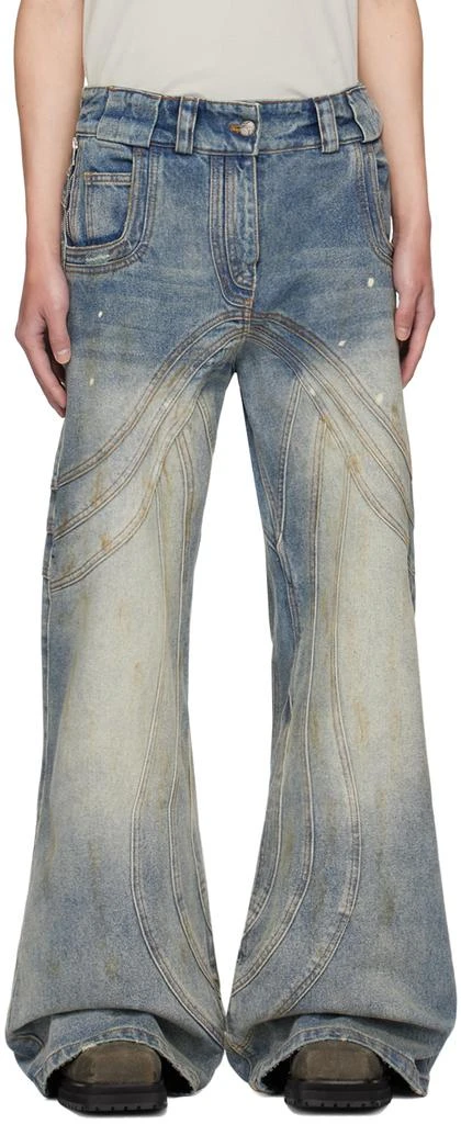 NO/FAITH STUDIOS Blue Wave Jeans 1