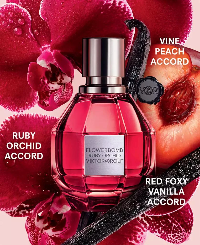 Viktor & Rolf Flowerbomb Ruby Orchid Eau de Parfum, 3.4 oz. 8