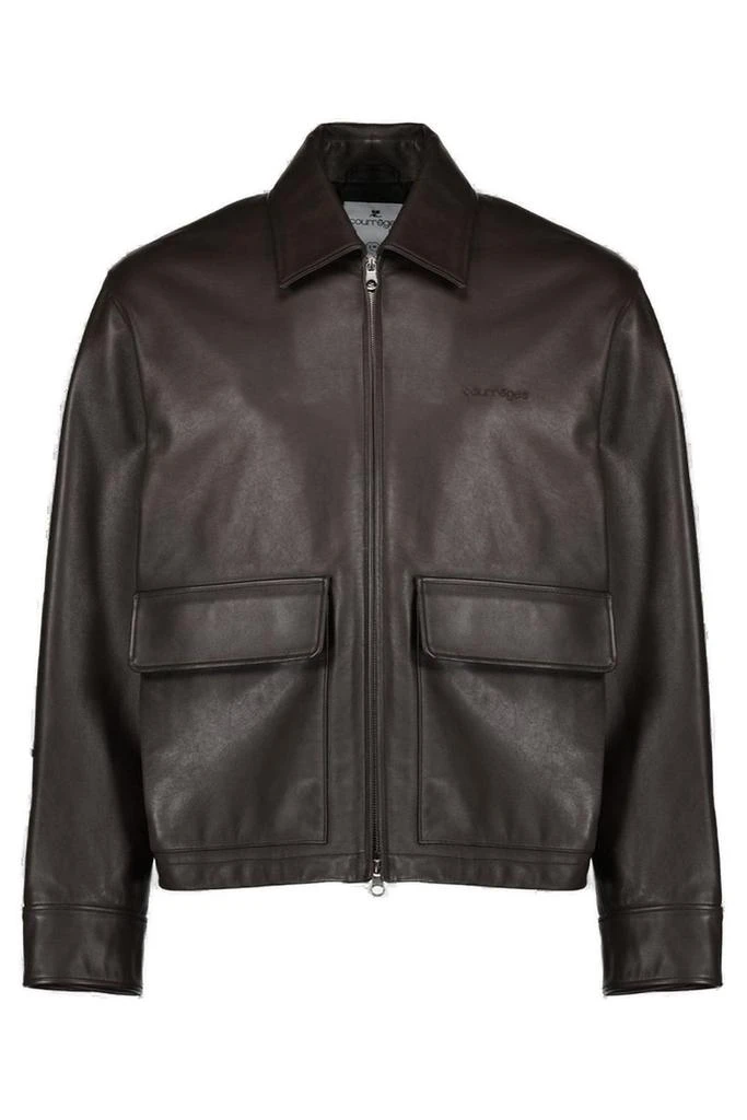 Courrèges Courrèges 2-Pocket Leather Jacket