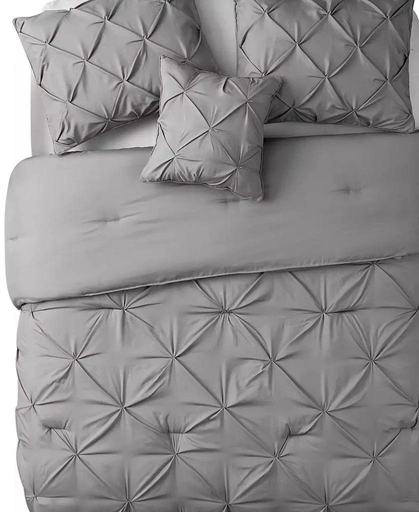 VCNY Home Carmen Pintuck 4 Piece Comforter Set 2
