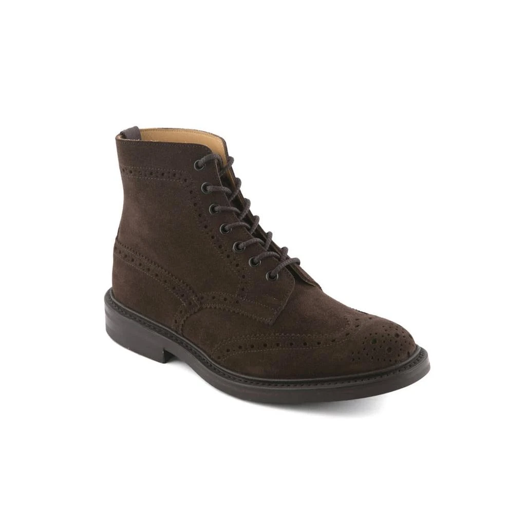 TRICKER'S Stow Coffee Ox Reversed Suede Derby Boot 1