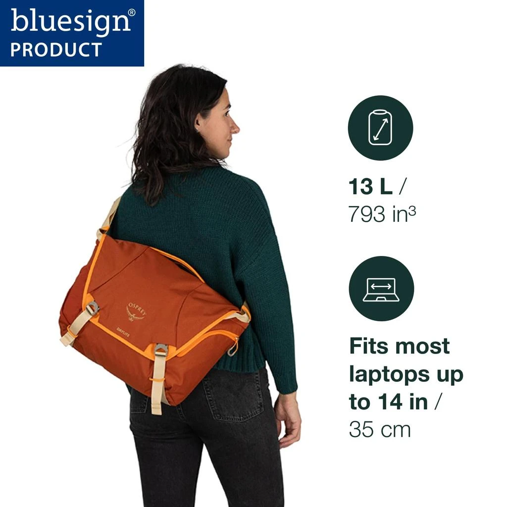 Osprey Osprey Daylite 12L Messenger Bag - Durable Crossbody Shoulder Bag with Laptop Sleeve and Bottle Pocket 3