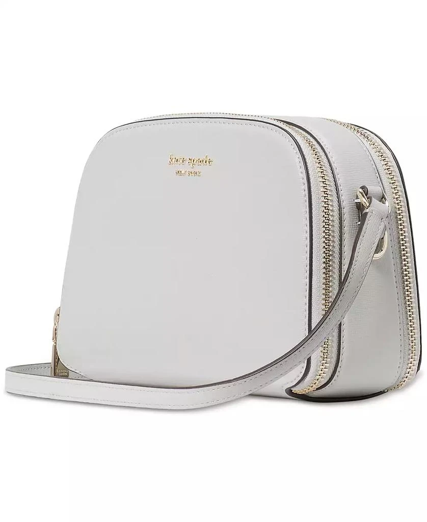 Kate Spade Devin Saffiano Leather Double Zip Dome Crossbody Bag 1