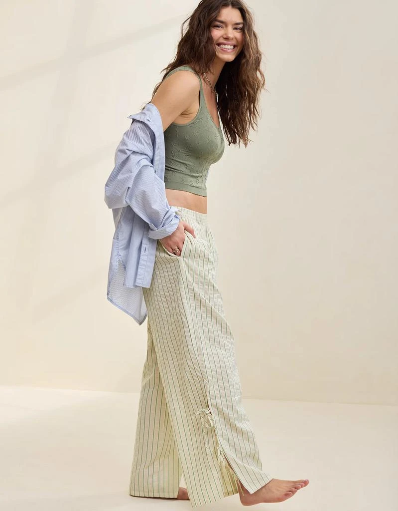 Aerie Aerie Off-Duty Seersucker Side Tie Trouser PJ 5