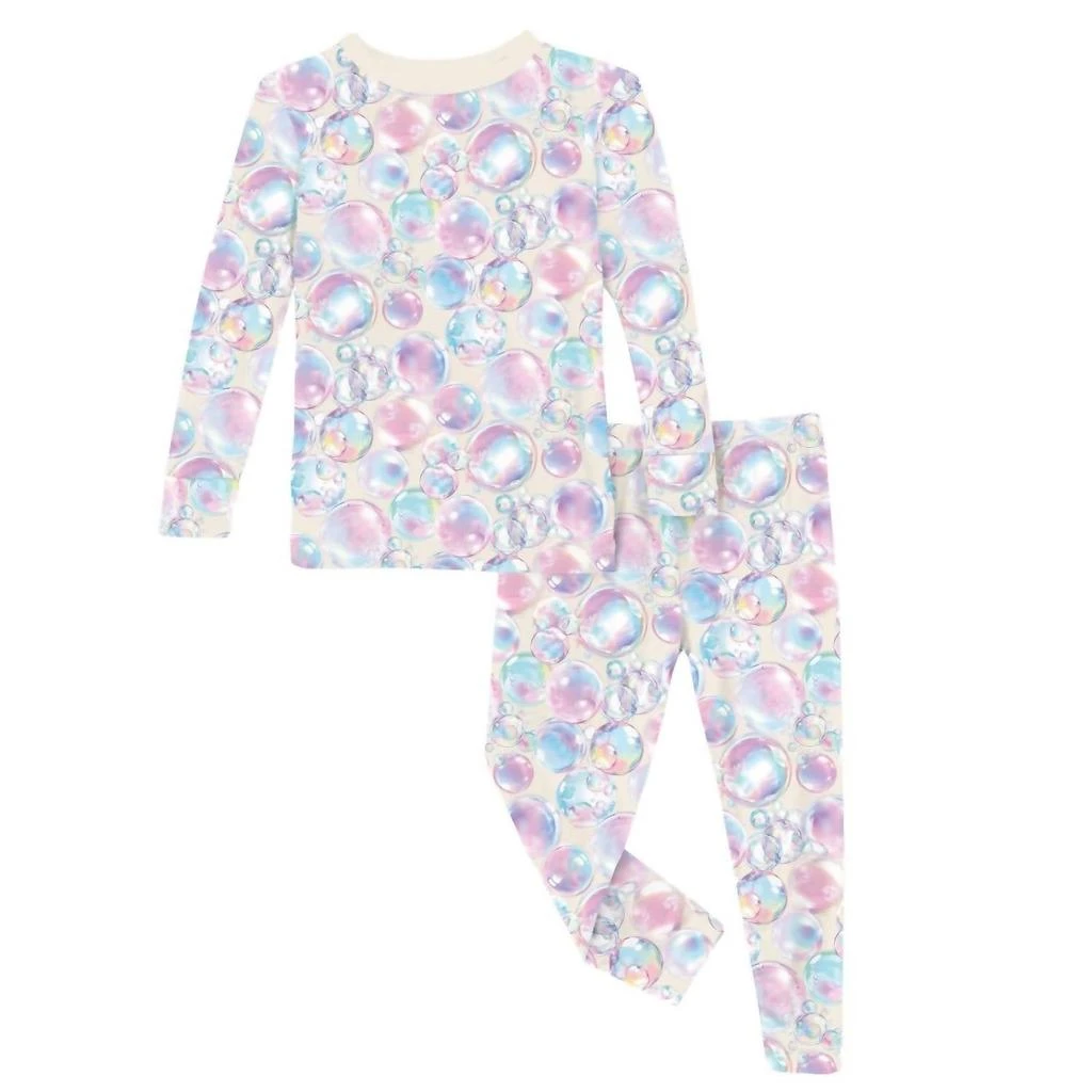 KICKEE Kickee - Kid's Long Sleeve Pajama Set