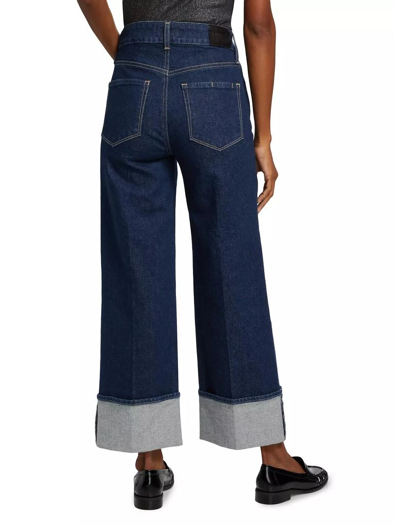 Paige Sasha Wide-Cuff Jeans 5