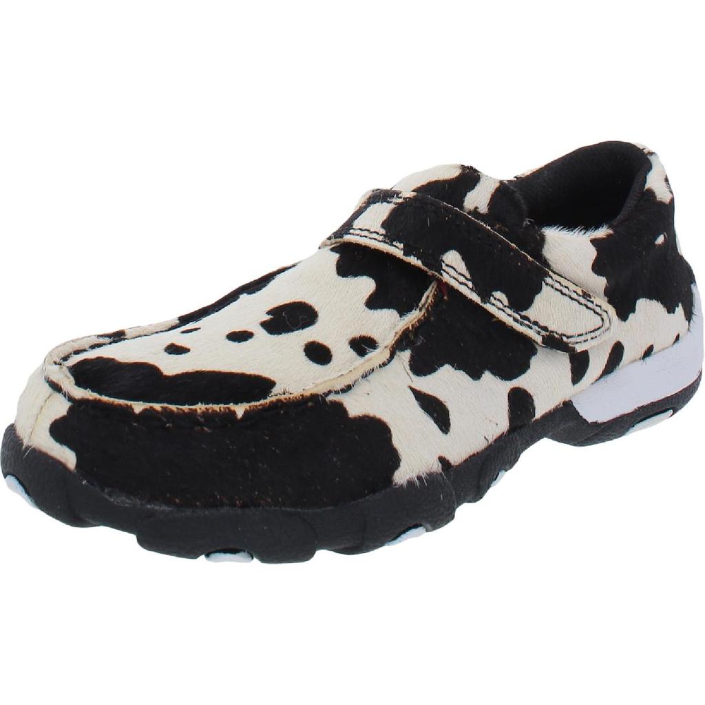 Boots Girls Calf Hair Slip-On Driving Moccasins