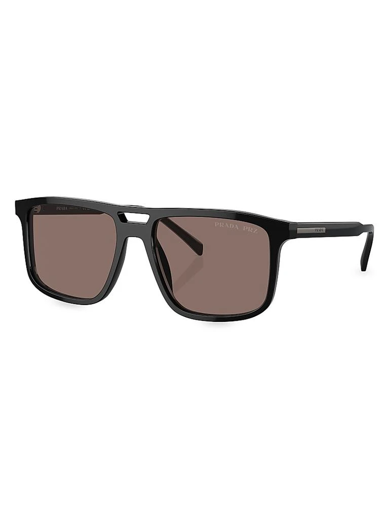 Prada 58MM Rectangular Sunglasses 1