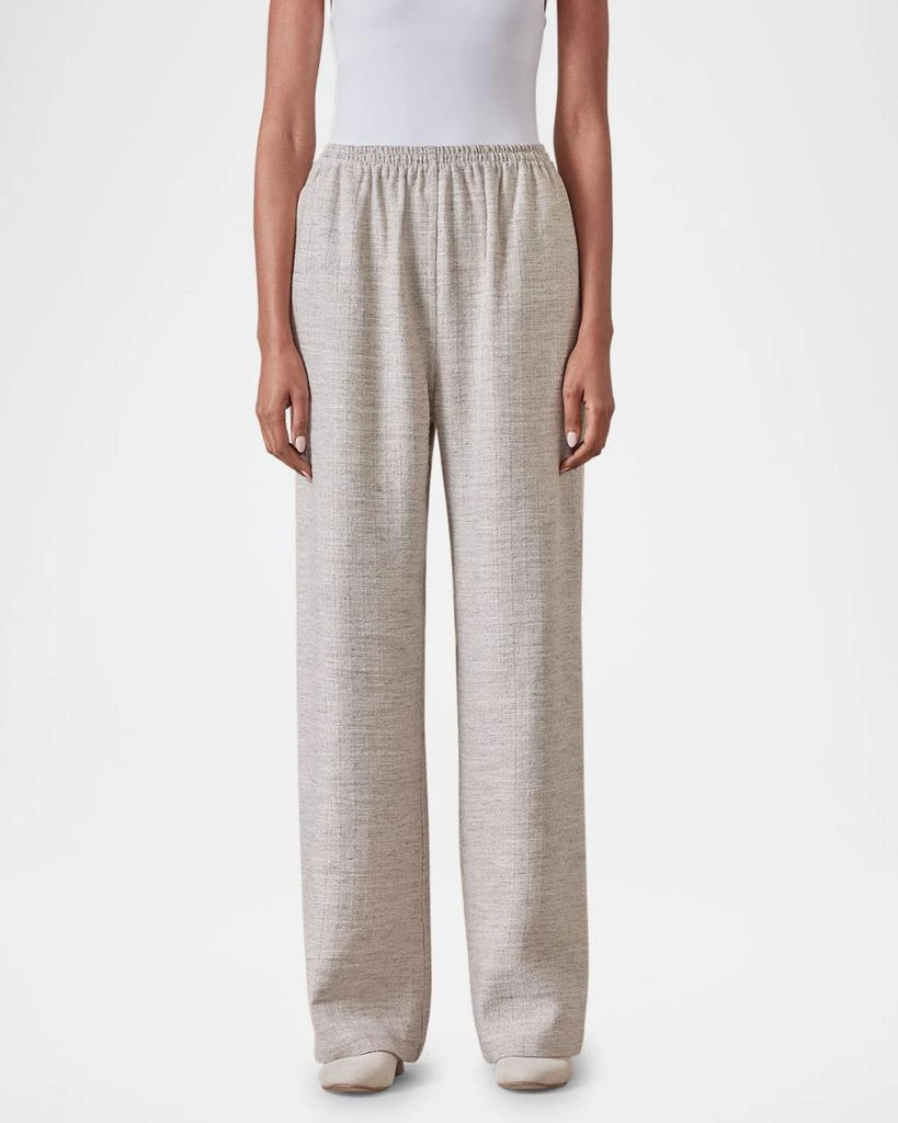Eskandar Linen Flared Trousers 4