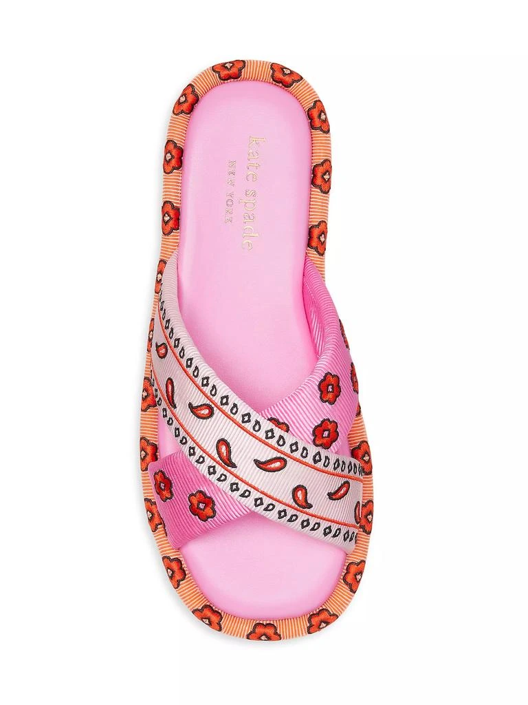 Kate Spade Rio Bandana Patchwork Slides 4