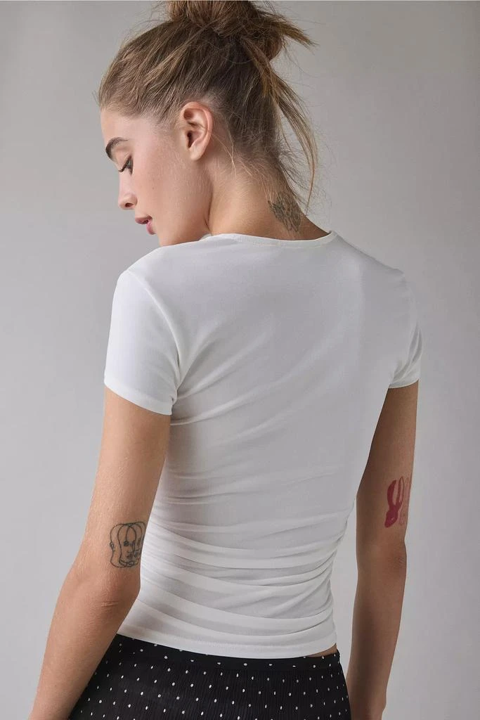 Urban Outfitters UO Claire Cropped Cap Sleeve Shrug Top 4