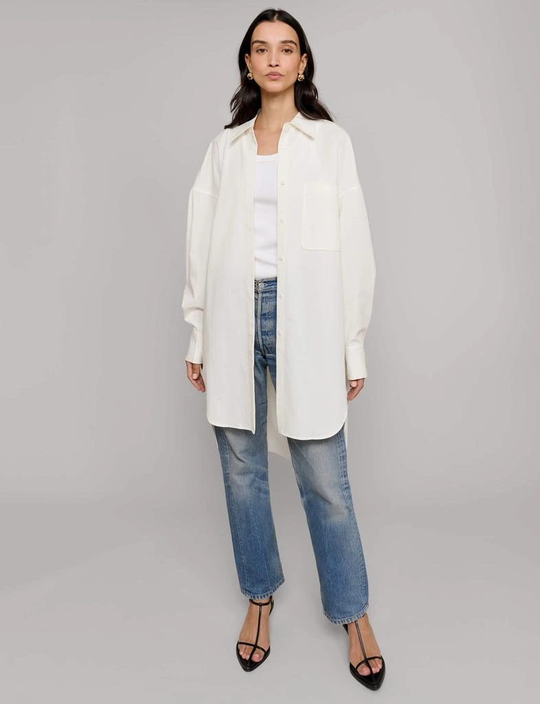 Pixie Market Oversized White Shirt 1