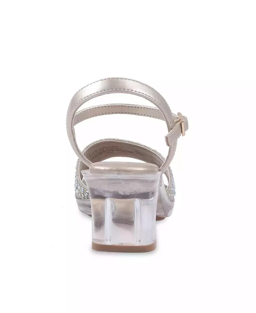 Kenneth Cole Little and Big Girls Cinderella Shine Almond Toe Heels 6