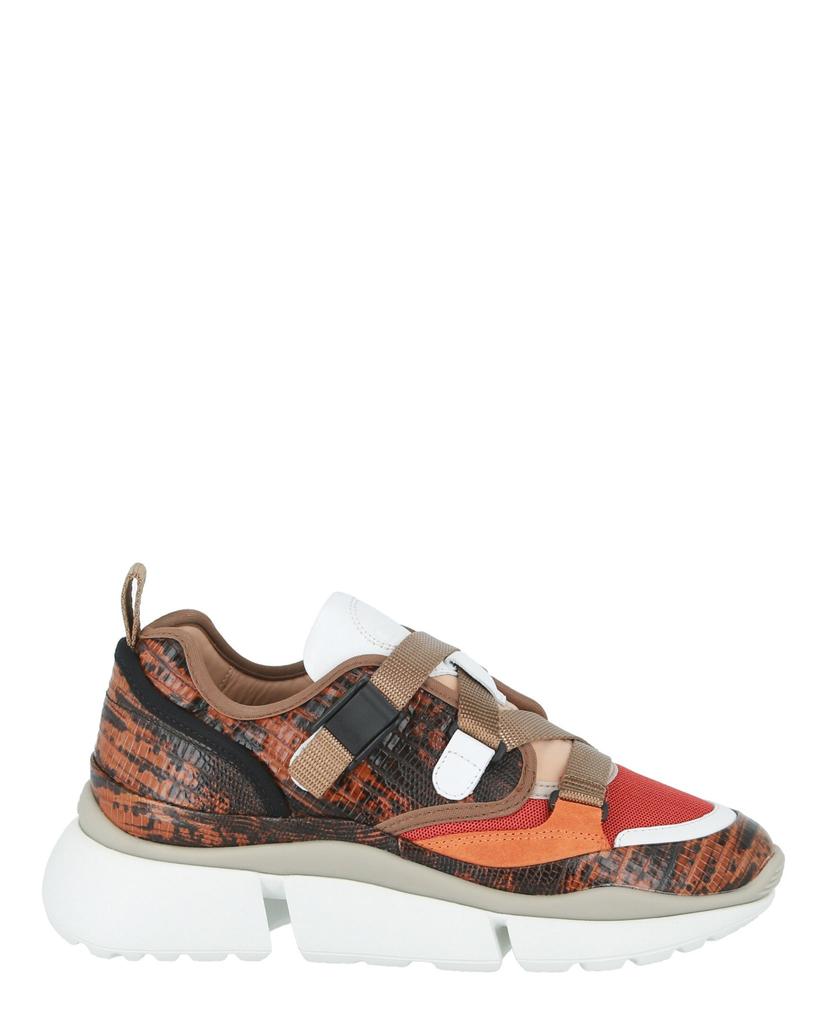 スニーカー Chloe Sonnie Leather Low-Top Sneakers Chloé Women's White Sonnie Low Top Leather Sneaker Shoes
