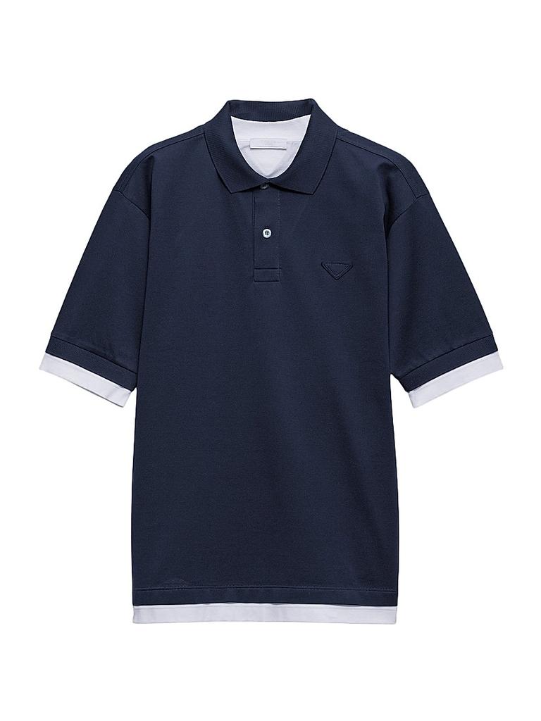 Prada Prada Triangle Logo Short-Sleeved Polo Shirt - Polo