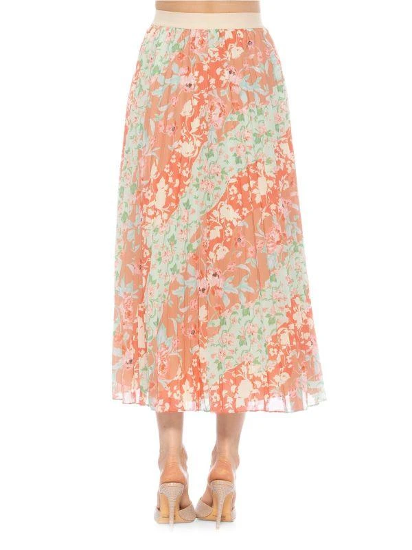ALEXIA ADMOR Kesia Pleated Midi Skirt 2