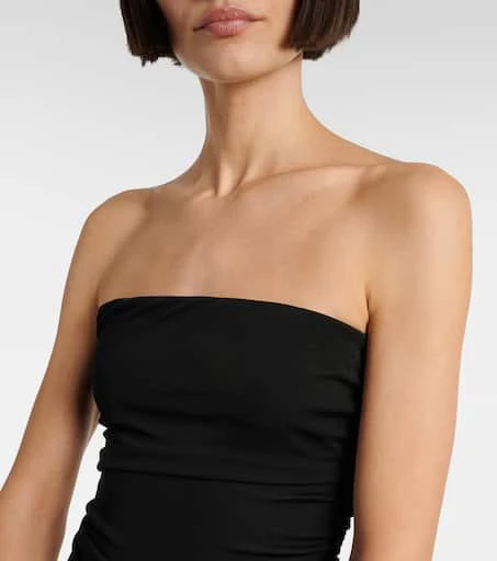 Staud Mariana ruched jersey maxi dress 4