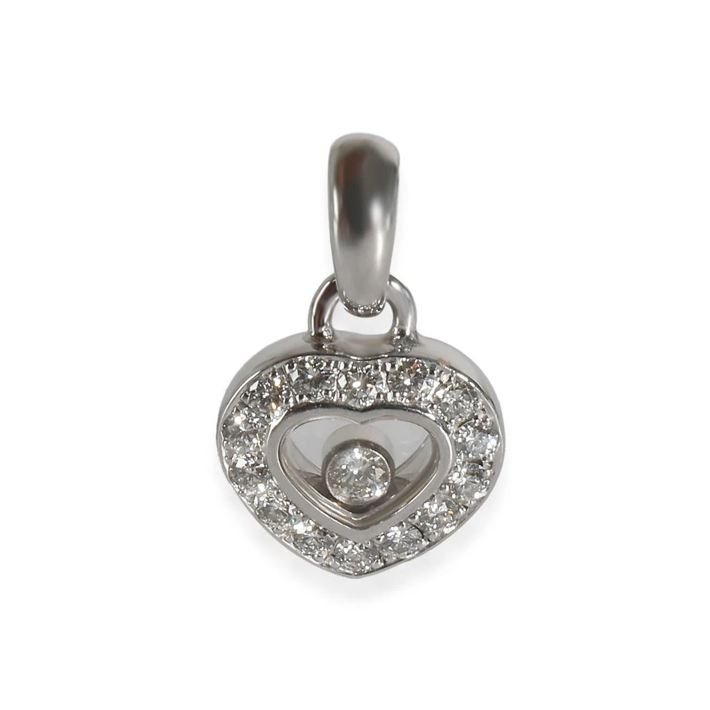 Chopard Happy Diamonds Heart Pendant in 18k White Gold 0.25 CTW 1