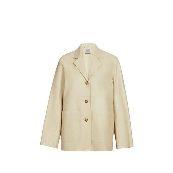 Totême Veste blazer en cuir 1