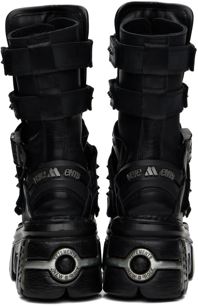 Vetements Black New Rock Edition Gamer Boots 2