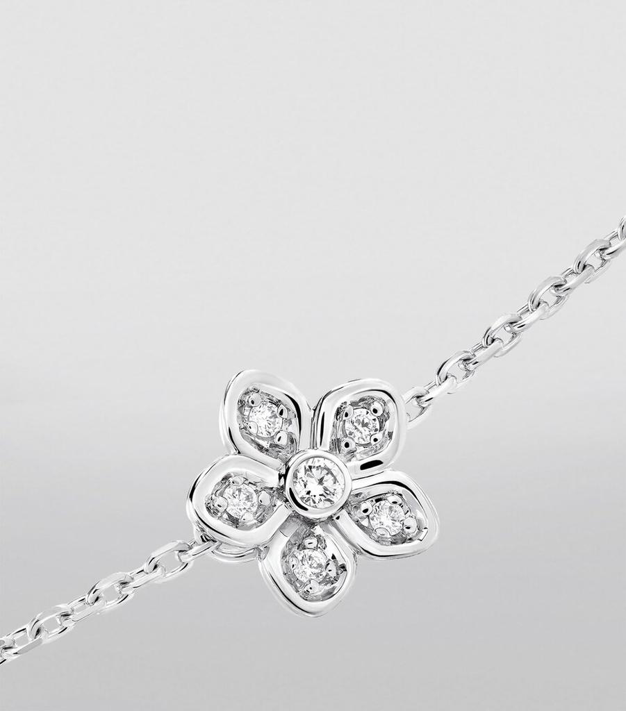 Graff White Gold and Diamond Wild Flower Bracelet