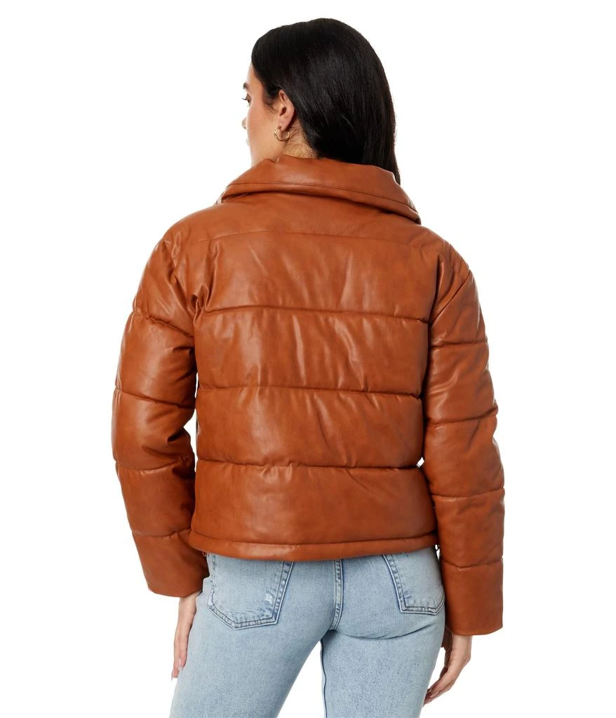 Avec Les Filles Faux-Ever Leather™ Cropped Puffer 2