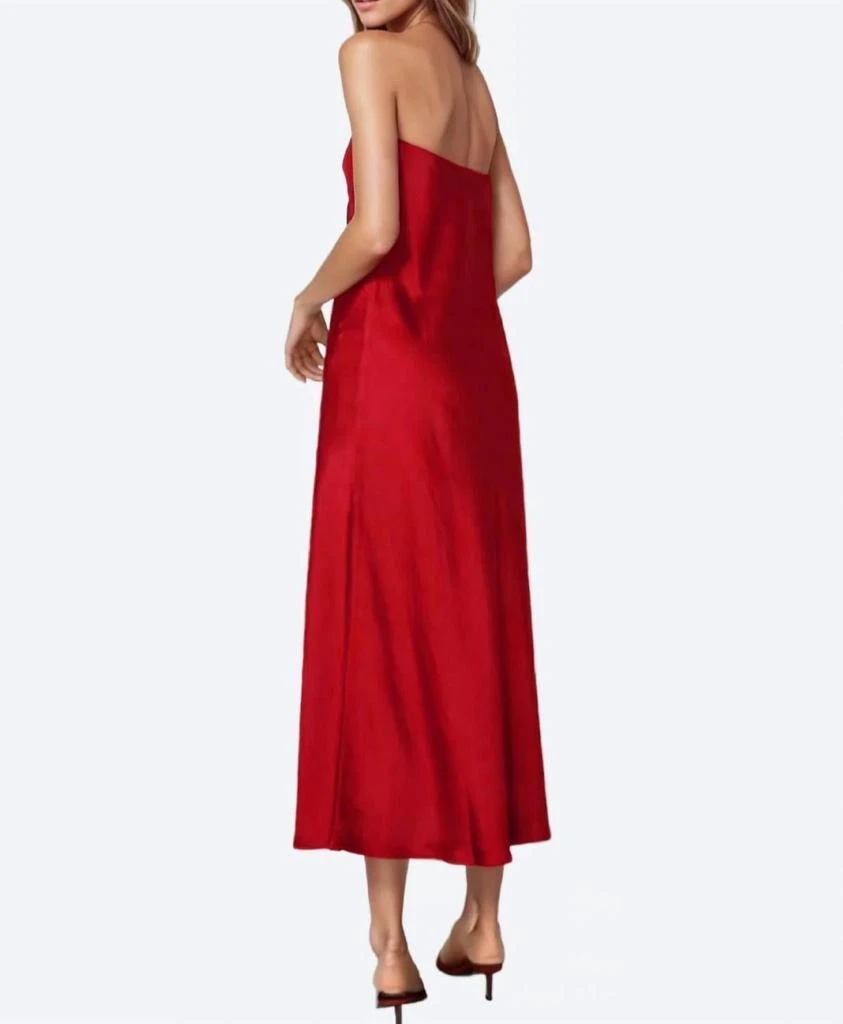 CAMI NYC Noelle Dress In Cardinal 2